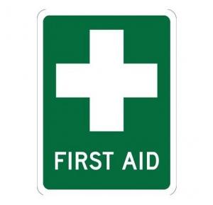 Usha Armour First Aid Signage, Size: 8 x 8 Inch